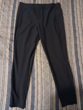 Athleta Stellar Tight Legging Stellar Dark Gray Size 12 Ankle Zip